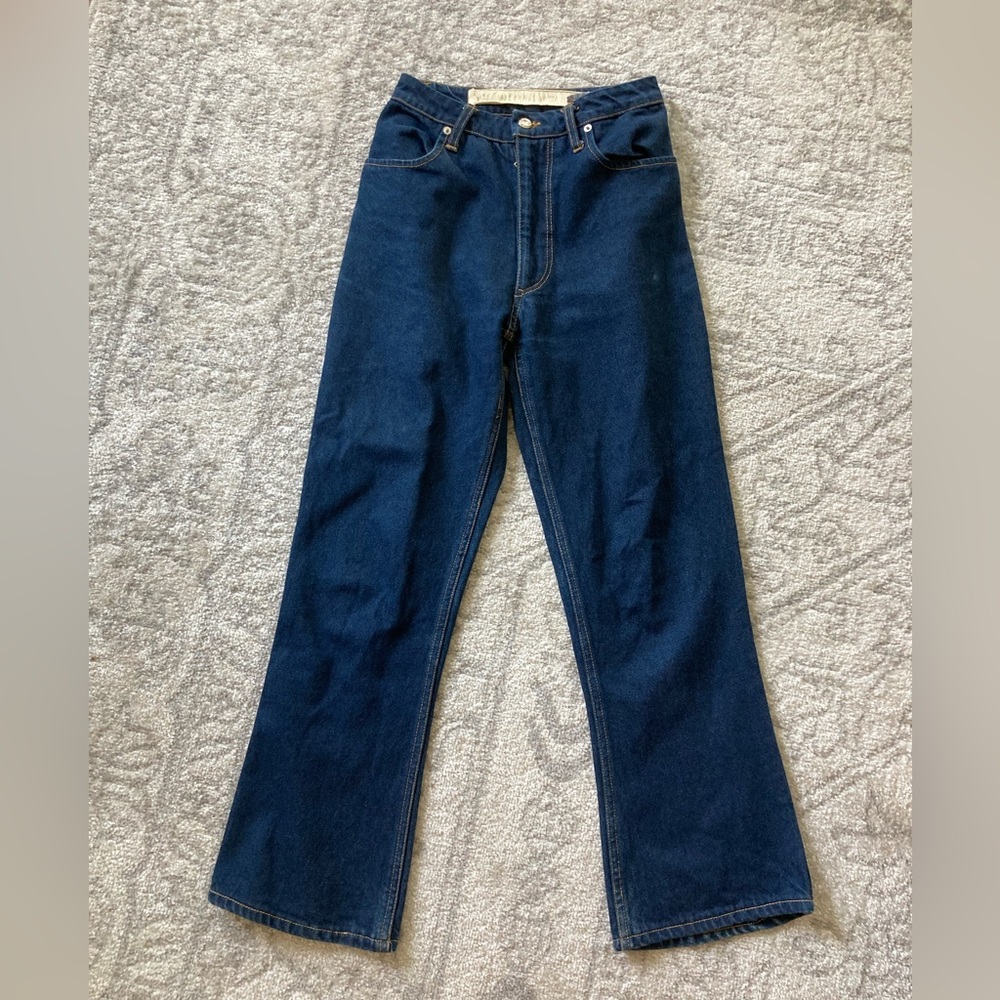 Eckhaus Latta Boot Cut Dark Wash El Jeans